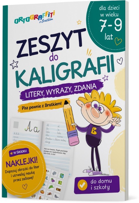 okładka Zeszyt do kaligrafii. Litery, wyrazy, zdania. Dla dzieci w wieku 7–9 lat książka | Opracowanie zbiorowe