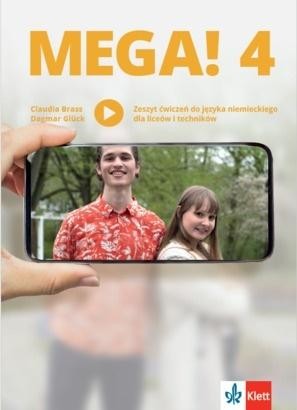 okładka Mega! 4 ćwiczenia książka | Praca Zbiorowa