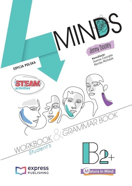 okładka 4 Minds B2+ WB + DigiBook (kod) książka | Jenny Dooley