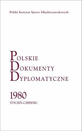 okładka Polskie Dokumenty Dyplomatyczne 1980 styczeń... książka | Piotr Długołęcki