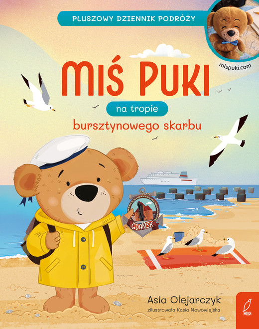 okładka Miś Puki na tropie bursztynowego skarbu książka | Joanna Olejarczyk
