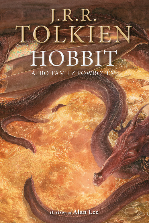 okładka Hobbit wyd. ilustrowane książka | J.R.R. Tolkien