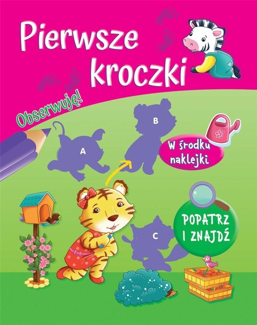 okładka Pierwsze kroczki. Obserwuję! książka | Sandrine Lamour