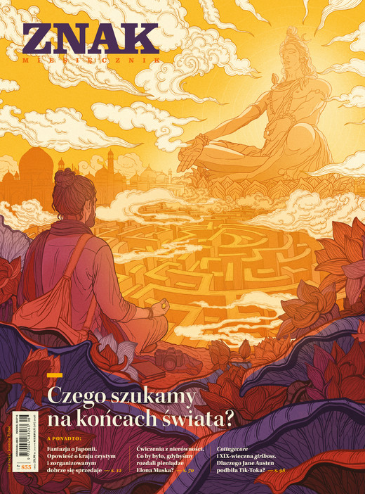 okładka Miesięcznik ZNAK 855 (08/2026) - Czego szukamy na końcach świata? książka | Autor zbiorowy