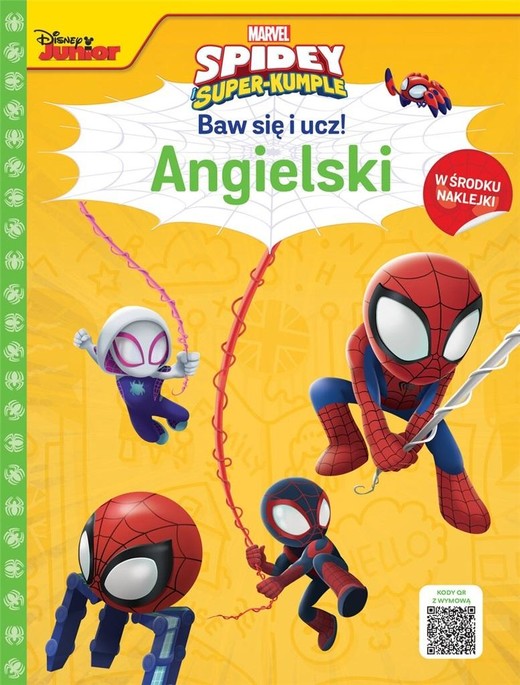 okładka Baw się i ucz! Angielski. Marvel Spidey... książka | Siwak Ilona