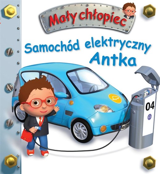 okładka Mały chłopiec. Samochód elektryczny Antka książka | Emilie Beaumont, Nathalie Belineau