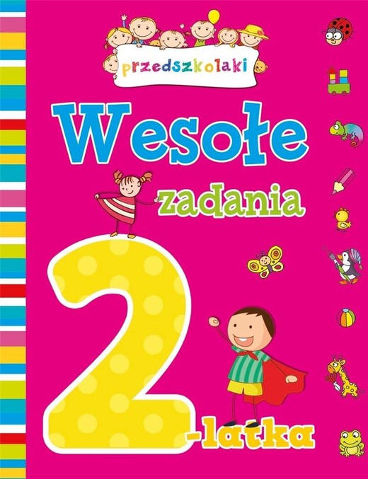 okładka Wesołe zadania 2-latka książka | Elżbieta Lekan, Joanna Myjak