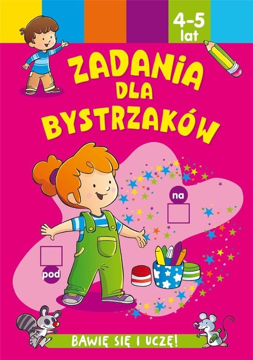 okładka Zadania dla bystrzaków 4-5 lat książka | Jesus Lopez