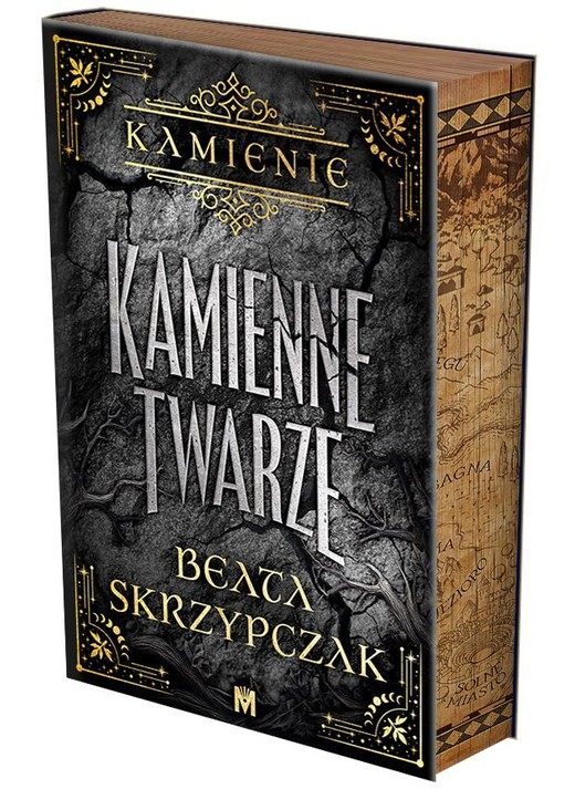 okładka Kamienne twarze (ilustrowane brzegi) książka | Beata Skrzypczak