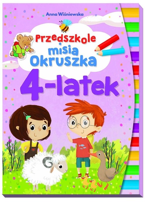 okładka Przedszkole misia Okruszka 4-latek książka | Anna Wiśniewska