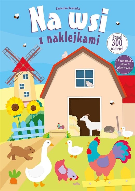 okładka Na wsi z naklejkami książka | Agnieszka Kamińska