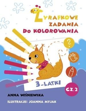 okładka Zadania Żyrafki. Zadania do kolorowania książka | Anna Wiśniewska, Joanna Myjak