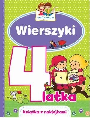 okładka Mali geniusze. Wierszyki 4-latka książka | Elżbieta Lekan, Joanna Myjak, Urszula Kozłowska