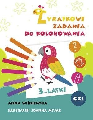 okładka Zadania Żyrafki. Zadania do kolorowania książka | Anna Wiśniewska, Joanna Myjak
