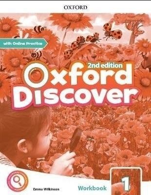 okładka Oxford Discover 2E 1 WB + online practice książka | Praca Zbiorowa