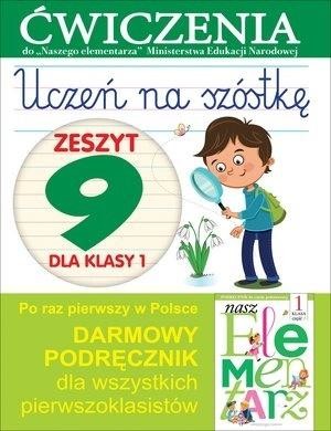 okładka Uczeń na szóstkę Kl.1 z.9 Ćwiczenia książka | Anna Wiśniewska