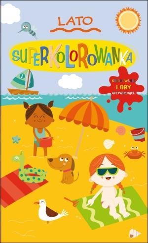 okładka Superkolorowanka - Lato książka | Praca Zbiorowa