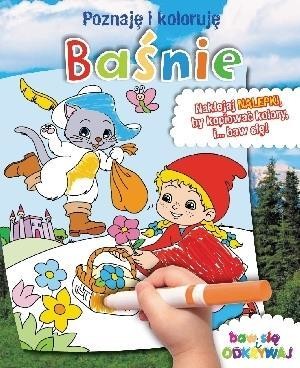 okładka Poznaję i koloruję - Baśnie książka | Praca Zbiorowa
