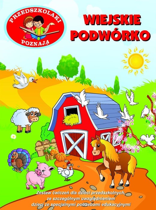 okładka Przedszkolaki poznają. Wiejskie podwórko książka | Karolina Wingert