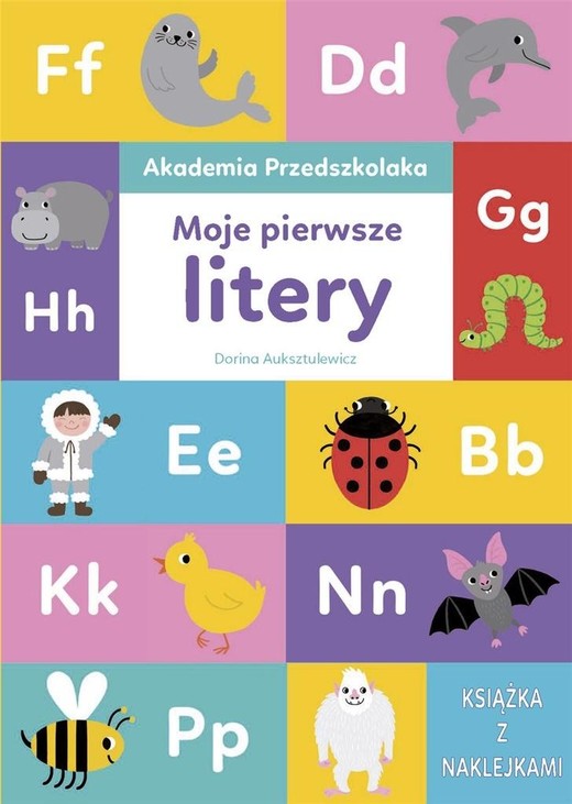 okładka Akademia Przedszkolaka. Moje pierwsze litery książka | Dorina Auksztulewicz