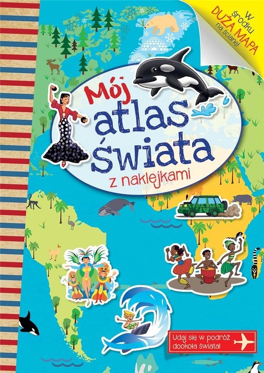 okładka Mój atlas świata książka | praca zbioroqa