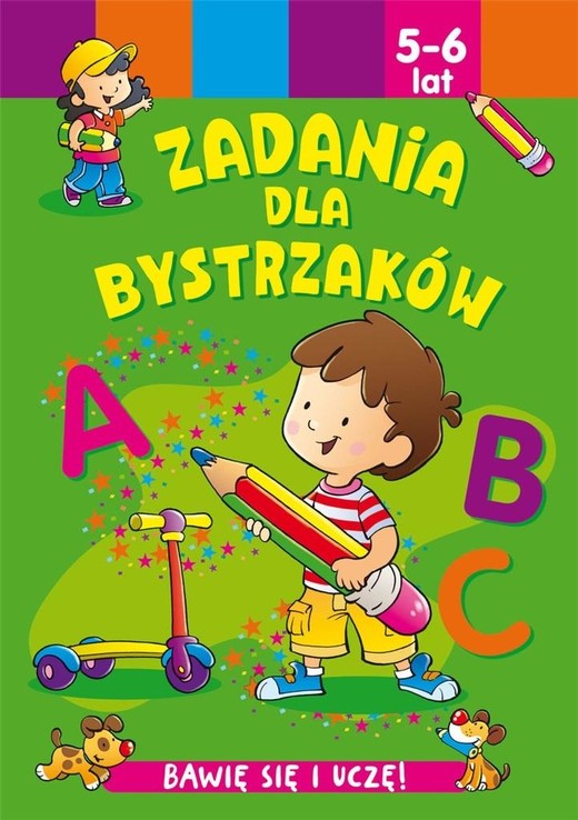okładka Zadania dla bystrzaków 5-6 lat książka | Jesus Lopez