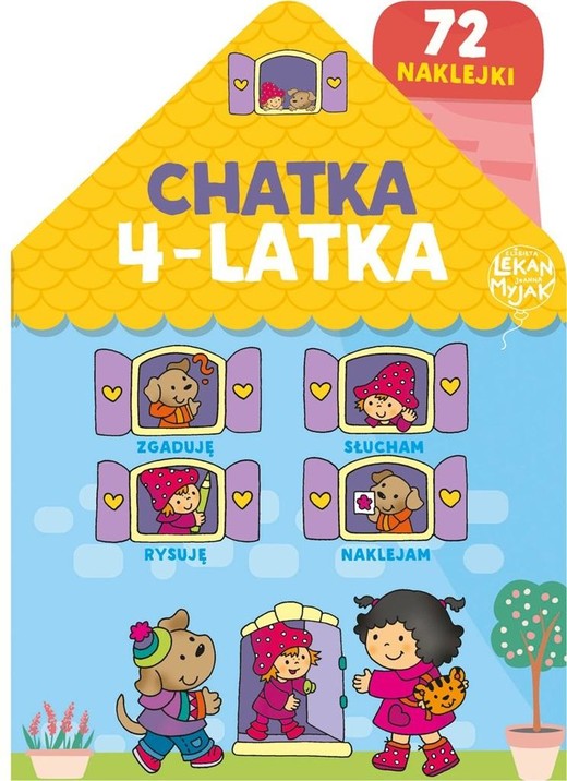 okładka Chatka 4-latka książka | Elżbieta Lekan