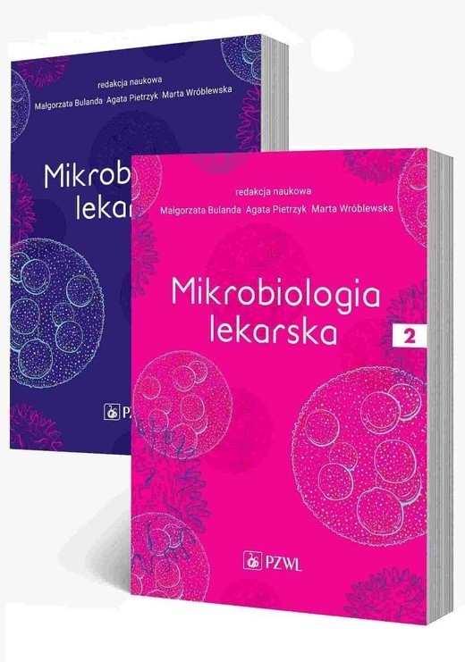 okładka Mikrobiologia lekarska T.1-2 książka | Agata Pietrzyk, Małgorzata Bulanda, Marta Wróblew