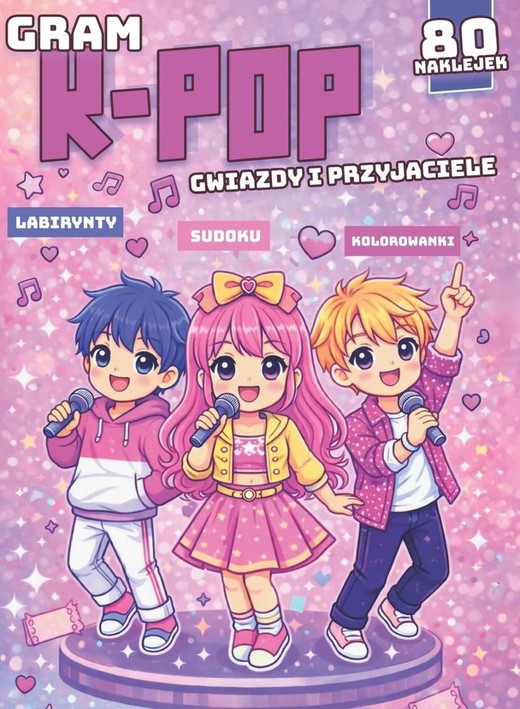 okładka Gram k-pop. Gwiazdy i przyjaciele książka | Praca Zbiorowa