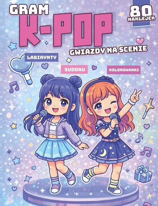okładka Gram k-pop. Gwiazdy na scenie książka | Praca Zbiorowa