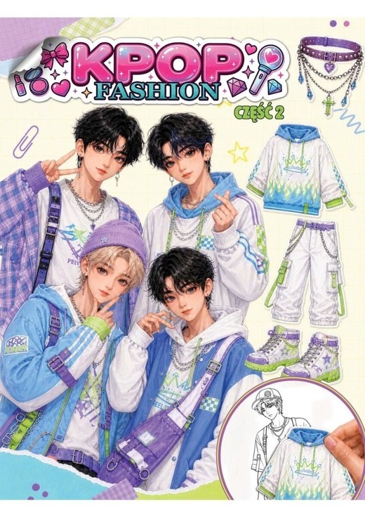 okładka K-pop Fashion cz.2 książka | Praca Zbiorowa