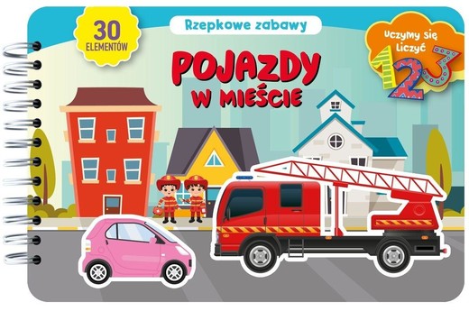 okładka Rzepkowe zabawy. Pojazdy w mieście książka | Izabella Sieńko-Holewa