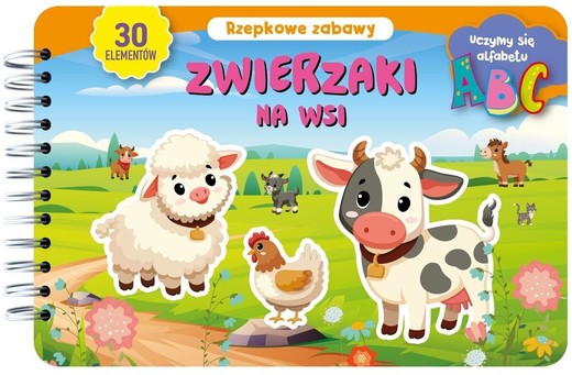 okładka Rzepkowe zabawy. Zwierzaki na wsi książka | Izabella Sieńko-Holewa