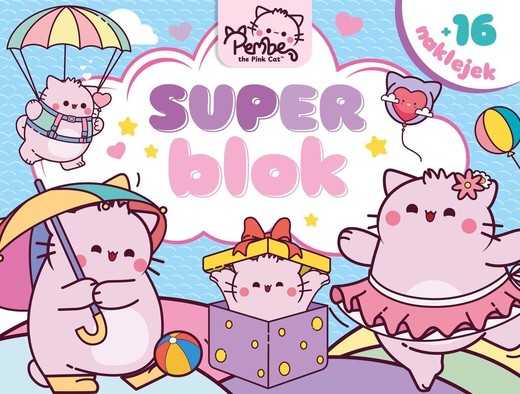 okładka Superblok. Pembe the Pink Cat książka | Praca Zbiorowa