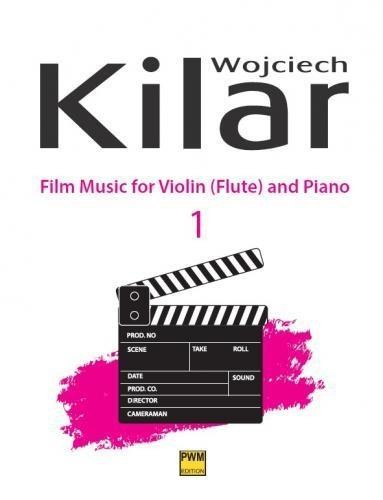 okładka Muzyka filmowa na skrzypce (flet) i fortepian 1 książka | Michał JakubPapara