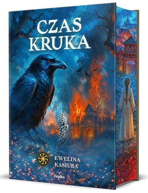 okładka Czas kruka (barwione brzegi) książka | Ewelina Kasiuba