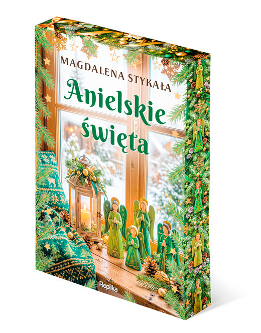 okładka Anielskie święta (ilustrowane brzegi) książka | Magdalena Stykała