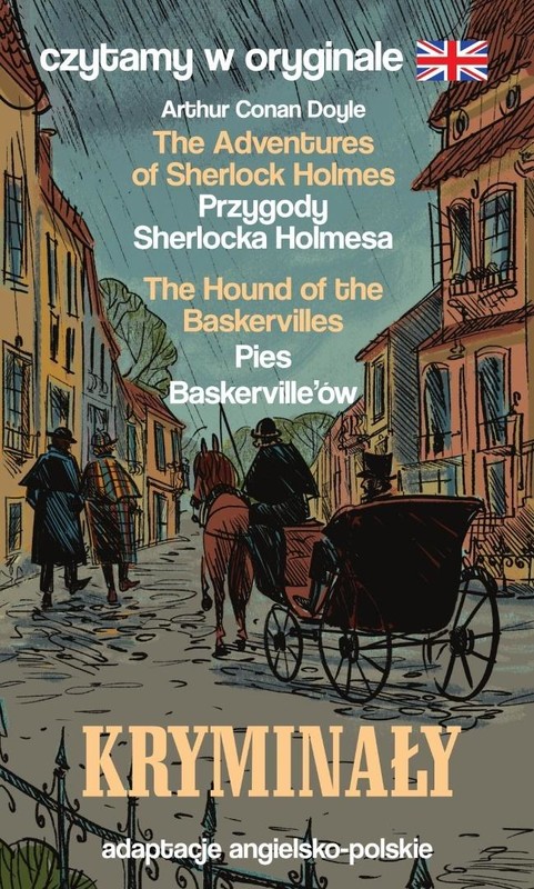 okładka Kryminały. Czytamy w oryginale (barwione brzegi) książka | Arthur Conan Doyle