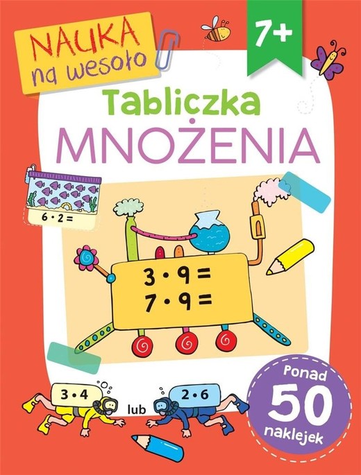 okładka Nauka na wesoło. Tabliczka mnożenia książka | Broadbent Paul, David Glover, Simon Abbott