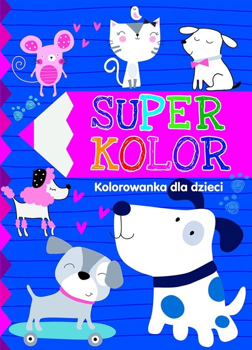okładka Superkolor. Kolorowanka dla dzieci książka