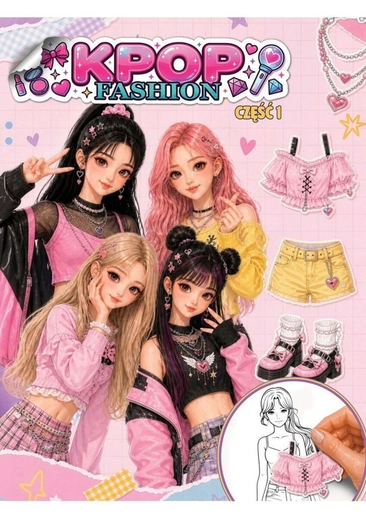 okładka K-pop Fashion cz.1 książka | Praca Zbiorowa