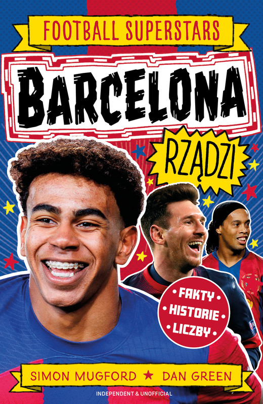 okładka Barcelona rządzi. Football superstars książka | Mugford Simon