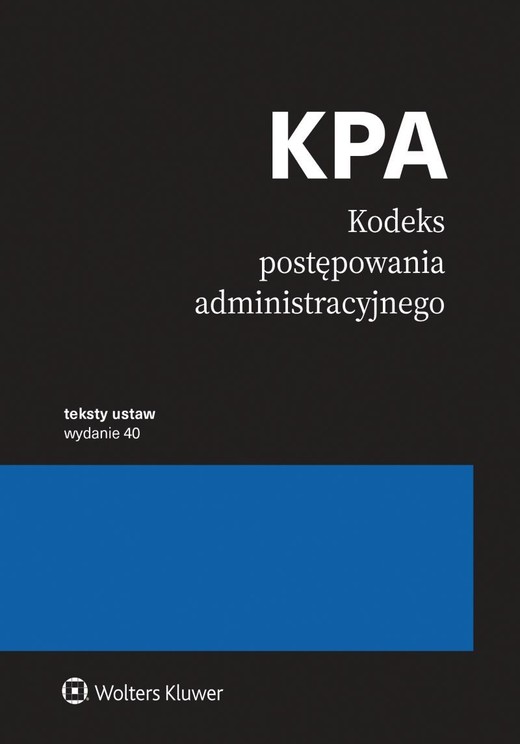 okładka Kodeks postępowania administracyjnego. Przepisy wyd. 2026 książka | Opracowanie zbiorowe