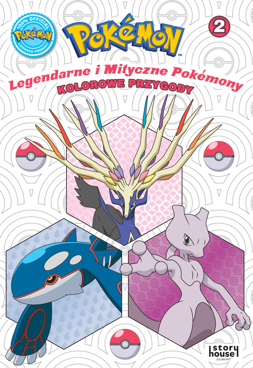okładka Pokemon. Legendarne i Mityczne Pokemony. Kolorowe przygody 2. Pokemon książka | Opracowanie zbiorowe