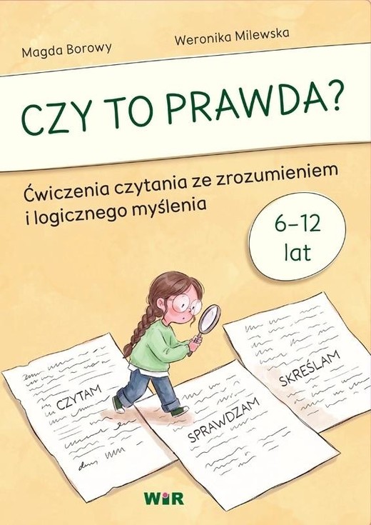 okładka Czy to prawda? Ćwiczenia czytania ze... książka | Magda Borowy, Weronika Milewska