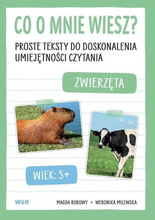 okładka Co o mnie wiesz? Proste teksty do doskonalenia... książka | Magda Borowy, Weronika Milewska