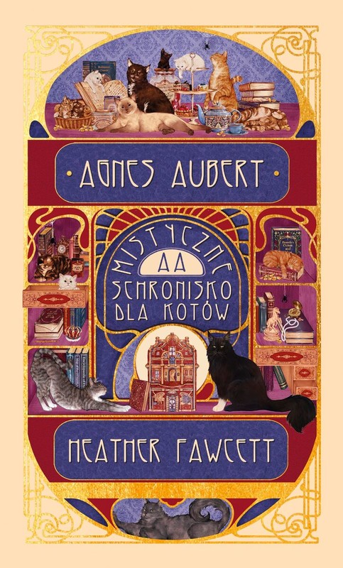 okładka Agnes Aubert. Mistyczne schronisko dla kotów książka | Heather Fawcett