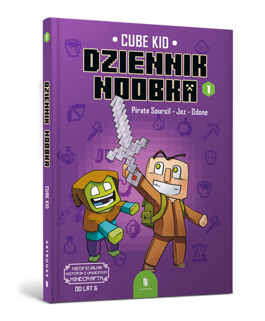 okładka Dziennik Noobka. Nowy wojownik książka | Cube Kid