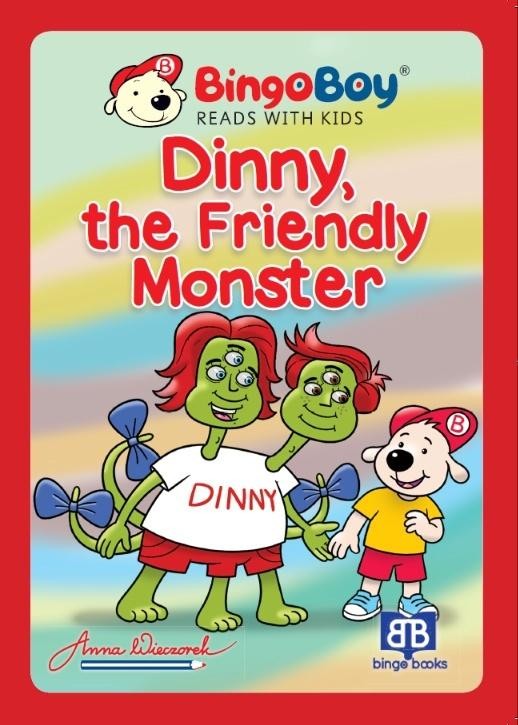 okładka Dinny, the Friendly Monster książka | Anna Wieczorek
