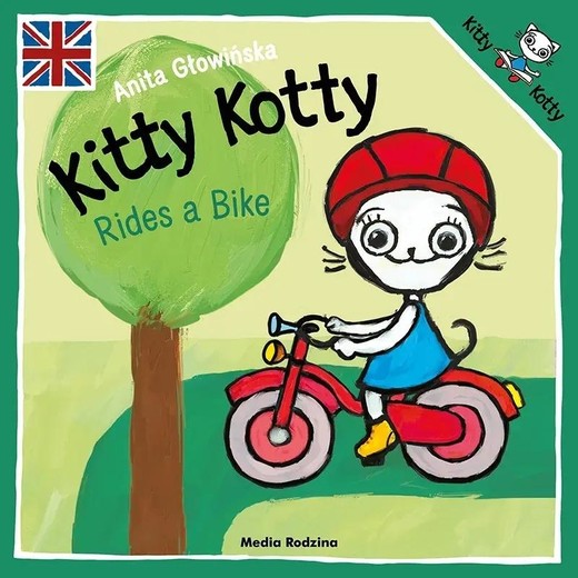 okładka Kitty Kotty Rides a Bike książka | Anita Głowińska